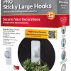 Set of 12 Large Sticky Clip Hooks 2" Accessories