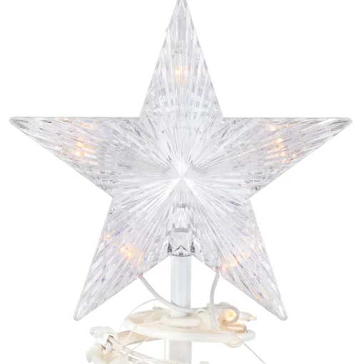 Sale Set of 2 Lighted Clear Outdoor Spiral Christmas Cone Trees 4', 6' Spiral