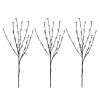 Hot Set of 3 Pre-Lit Cherry Blossom Artificial Tree Branches, 72 Pink LED Lights Sprays, Picks & Branches