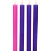 New Set of 4 Purple and Pink Flickering LED Christmas Advent Wax Taper Candles 9.5" Advent Calendars