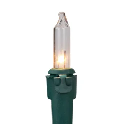 Sale Set of 50 Red and Clear Mini Christmas Lights, 2.5