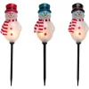 Sale Set of 3 Snowmen Christmas Pathway Markers 16" Lawn Stakes