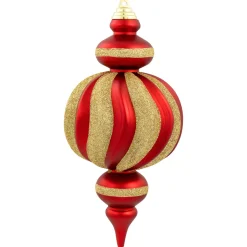 Outlet Shatterproof Commercial Size Finial Christmas Ornaments - 10