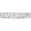 Outlet Sheer Silver Snowflake Christmas Wired Craft Ribbon 2.5" x 10 Yards Ribbons & Bows