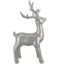 Discount Shiny Ceramic Standing Reindeer Christmas Decoration - 14