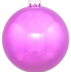 Best Shiny Orchid Pink UV Resistant Commercial Shatterproof Christmas Ball Ornament 2.75" (70mm) - Pack of 12 Shatterproof Balls|Ball Ornaments