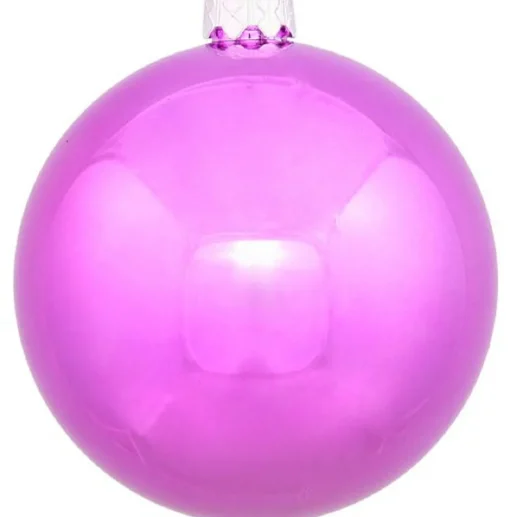 Best Shiny Orchid Pink UV Resistant Commercial Shatterproof Christmas Ball Ornament 2.75" (70mm) - Pack of 12 Shatterproof Balls|Ball Ornaments