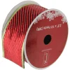 Online Shiny Red and Gold Striped Wired Christmas Craft Ribbon 2.5" x 10 Yards Ribbons & Bows