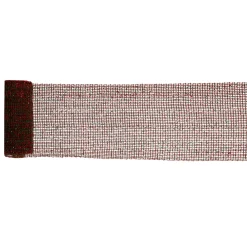 Sale Silver and Red Sparkling Christmas Craft Ribbon 6" x 4 Yards Ribbons & Bows