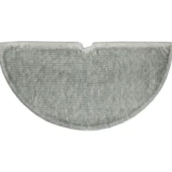 Online Silver Fox Faux Fur Christmas Tree Skirt - 48
