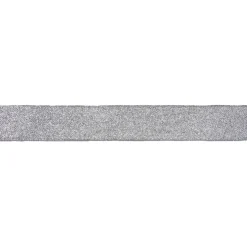 Online Silver Glittered Christmas Wired Craft Ribbon 2.5" x 10 Yards Ribbons & Bows
