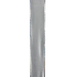 Best Silver Horizontal Striped Wired Christmas Craft Ribbon 2.5" x 10 Yards Ribbons & Bows