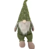 Best Sitting Christmas Gnome Decoration - 20.5" - Olive Green Gnomes