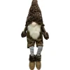 Sitting Christmas Gnome with Striped Dangling Legs - 34" Gnomes