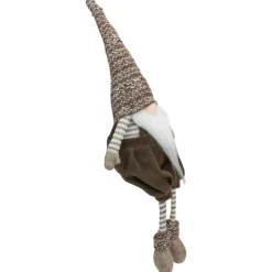 Online Sitting Gnome with Striped Dangling Legs Christmas Figure - 18.5
