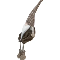 Online Sitting Gnome with Striped Dangling Legs Christmas Figure - 18.5