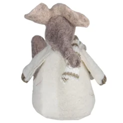 Clearance Sitting Plush Christmas Mouse Figure - 9.5