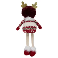 Best Sitting Plush Girl with Dangling Legs Christmas Figure - 16