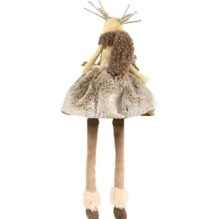 Discount Sitting Reindeer Girl with Dangling Legs Christmas Figure - 18