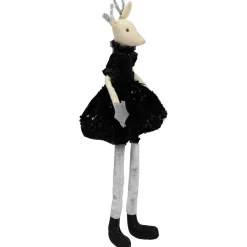 Outlet Sitting Reindeer with Dangling Legs Christmas Figure - 18