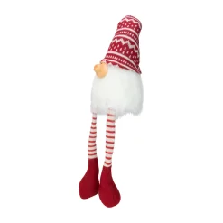 Discount Smiling Gnome with Dangling Legs Christmas Figure - 29" - Red and White Gnomes