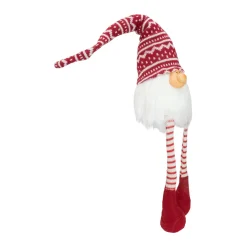 Discount Smiling Gnome with Dangling Legs Christmas Figure - 29