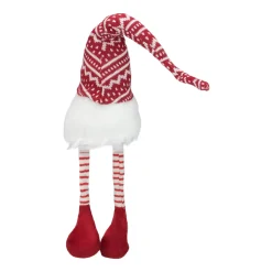 Discount Smiling Gnome with Dangling Legs Christmas Figure - 29