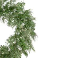 New Snow Mountain Pine Artificial Christmas Wreath - 24