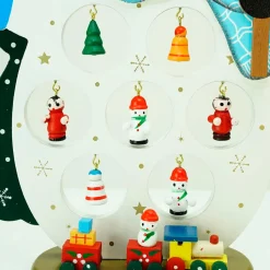 Hot Snowman Cut-Out Ornament Holder "Merry Christmas" Decoration - 10.25" Snowmen