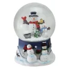 Snowman Family Musical Christmas Snow Globe - 7" Snow Globes