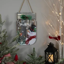 Snowman Mason Jar 
