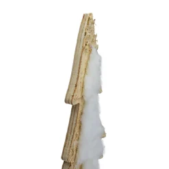 Best Snowy Wooden Tree Christmas Decoration - 14.5