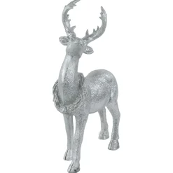 Standing Glitter Reindeer Christmas Decoration - 10.75
