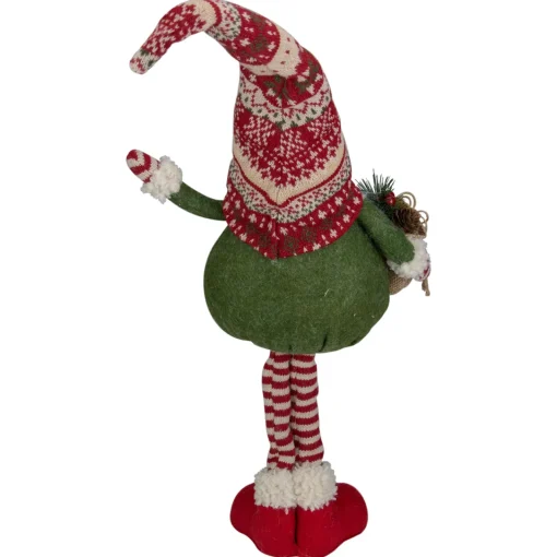 Hot Standing Gnome Christmas Decoration with Gift Bag - 27" Gnomes