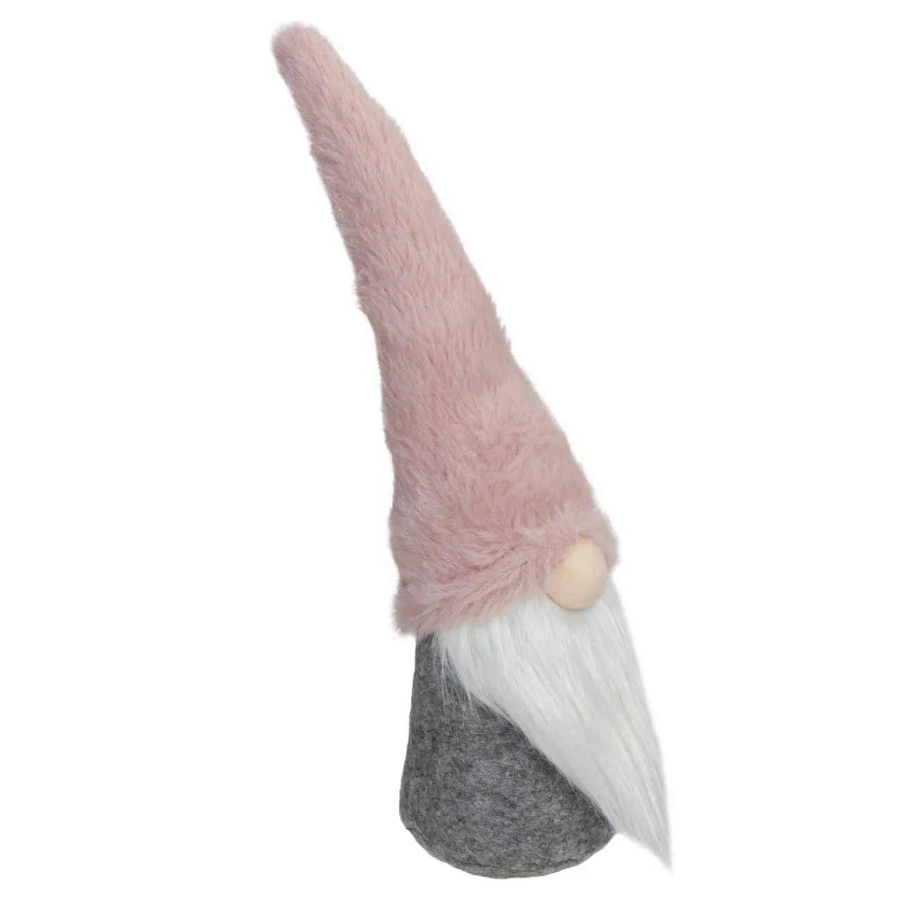 Standing Gnome Christmas Decoration - 11" - Pink and Gray Gnomes
