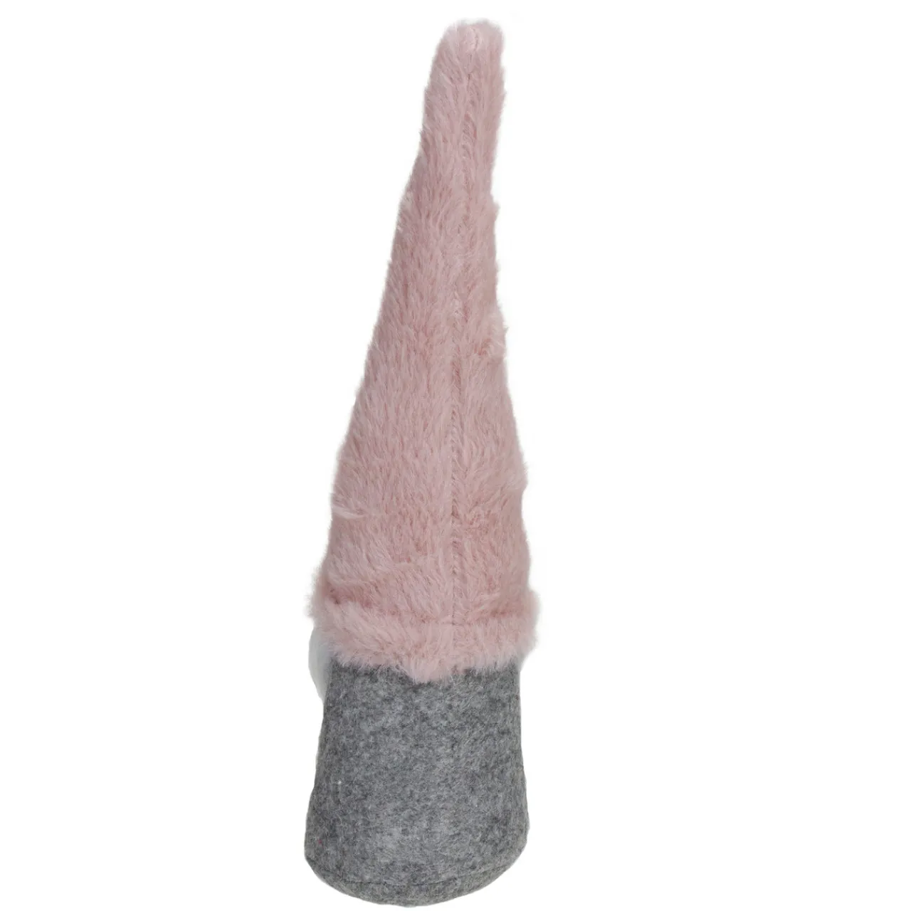 Standing Gnome Christmas Decoration - 11" - Pink and Gray Gnomes
