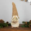 Discount Standing Gnome Girl with Plush Hat Christmas Figurine - 11.5" Gnomes