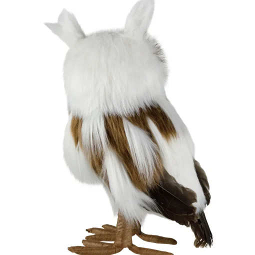 Online Standing Plush Winter Owl Christmas Figurine - 11.5" Animals