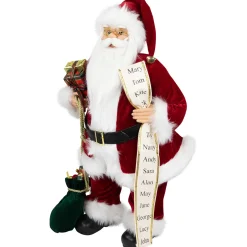 Best Standing Santa Claus with List Christmas Figure - 24