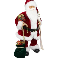 Best Standing Santa Claus with List Christmas Figure - 24