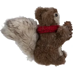 Clearance Standing Squirrel with Pinecone and Scarf Christmas Figurine - 6