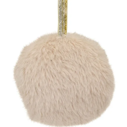 Sale Star and Christmas Tree Disc Ornaments - 3.5" - Cream and Beige - Set of 2 Garden & Floral