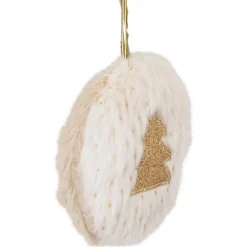 Sale Star and Christmas Tree Disc Ornaments - 3.5