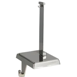 Online Stocking Holder with Ornament Hanger - 7.25" - Silver Stocking Holders