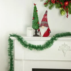 Online Tinsel Artificial Commercial Christmas Garland - 50' x 2.75" - Green - Unlit Commercial
