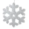 Outlet Tinsel Snowflake Christmas Window Decoration - 13.5" Window