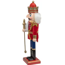 Best Traditional Christmas Nutcracker King with Scepter Figurine - 14
