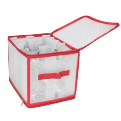 New Transparent Zip Up Christmas Light Storage Box - 12.5" Storage