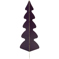 Outlet Triangular Christmas Tree with Curved Edges Decoration - 12