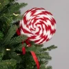 Clearance Twisted Yarn Peppermint Lollipop Christmas Pick - 19.25" Sprays, Picks & Branches